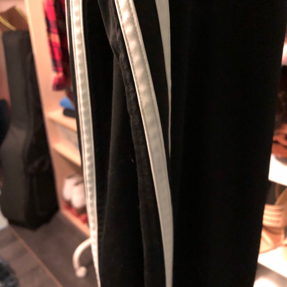 Boys black adidas sweat pants